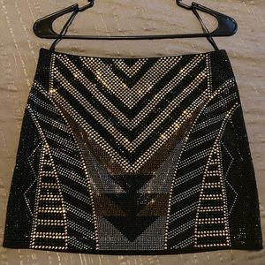 Vici Embellished Mini Skirt